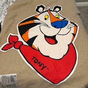 Tony the Tiger Vintage Fabric Panel Tapestry Pillow DIY Project